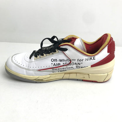 【中古品】【メンズ】 NIKE×OFF-WHITE ナイキ ×オフホワイト DJ4375-106 AIR JORDAN 2 RETRO LOW SP エアジョーダン2 レトロ WHITE SIZE:28.5cm スニーカー 靴 160-260618-ky-19-fuzh 万代Net店