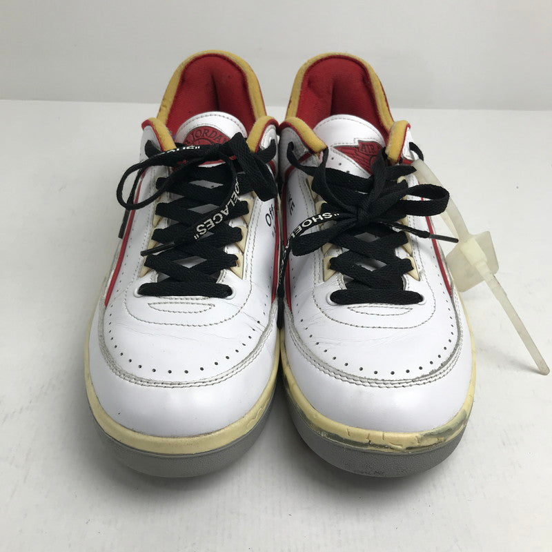 【中古品】【メンズ】 NIKE×OFF-WHITE ナイキ ×オフホワイト DJ4375-106 AIR JORDAN 2 RETRO LOW SP エアジョーダン2 レトロ WHITE SIZE:28.5cm スニーカー 靴 160-260618-ky-19-fuzh 万代Net店