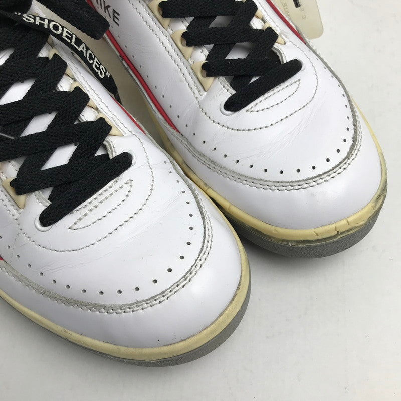 【中古品】【メンズ】 NIKE×OFF-WHITE ナイキ ×オフホワイト DJ4375-106 AIR JORDAN 2 RETRO LOW SP エアジョーダン2 レトロ WHITE SIZE:28.5cm スニーカー 靴 160-260618-ky-19-fuzh 万代Net店