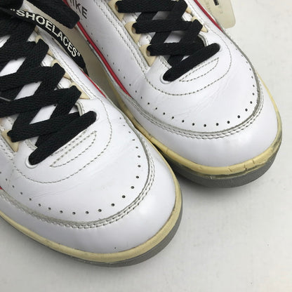【中古品】【メンズ】 NIKE×OFF-WHITE ナイキ ×オフホワイト DJ4375-106 AIR JORDAN 2 RETRO LOW SP エアジョーダン2 レトロ WHITE SIZE:28.5cm スニーカー 靴 160-260618-ky-19-fuzh 万代Net店