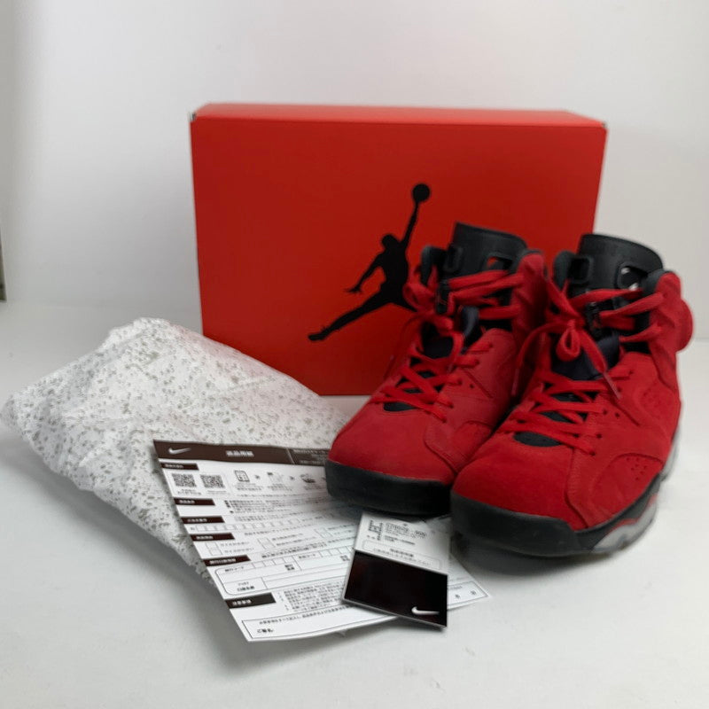 【中古品】【メンズ】 NIKE ナイキ CT8529-600 AIR JORDAN 6 RETRO エアジョーダン6 レトロ "TORO BRAVO" カラー RED SIZE:27.5cmスニーカー 靴 160-260618-ky-08-fuzh 万代Net店