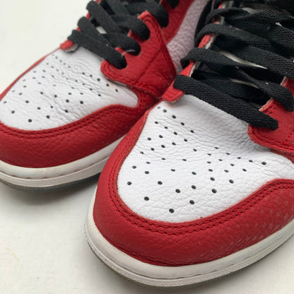 【中古品】【メンズ】 NIKE × SPIDERMAN ナイキ スパイダーマン 555088-602 AIR JORDAN１ORIGIN STORY "GYM RED WHITE PHOTO BLUE BLACK" エアジョーダン 1 スニーカー 靴 160-260618-mh-28-fuzh サイズ：27.5cm カラー：ホワイト レッド 万代Net店