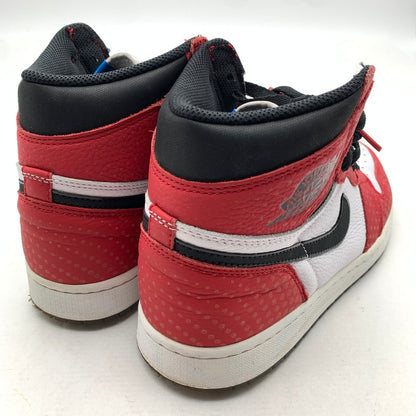 【中古品】【メンズ】 NIKE × SPIDERMAN ナイキ スパイダーマン 555088-602 AIR JORDAN１ORIGIN STORY "GYM RED WHITE PHOTO BLUE BLACK" エアジョーダン 1 スニーカー 靴 160-260618-mh-28-fuzh サイズ：27.5cm カラー：ホワイト レッド 万代Net店