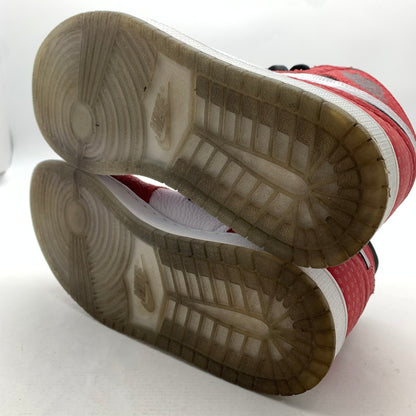 【中古品】【メンズ】 NIKE × SPIDERMAN ナイキ スパイダーマン 555088-602 AIR JORDAN１ORIGIN STORY "GYM RED WHITE PHOTO BLUE BLACK" エアジョーダン 1 スニーカー 靴 160-260618-mh-28-fuzh サイズ：27.5cm カラー：ホワイト レッド 万代Net店