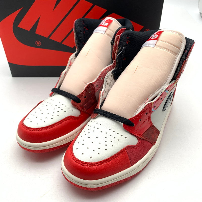 【中古美品】【メンズ】 NIKE ナイキ DV1748-601 SPIDER-MAN×AIR JORDAN 1 HIGH OG SP エアジョーダン 1 ハイ スパーダ―マン スニーカー 靴 160-260618-mh-29-fuzh サイズ：27.5cm カラー：ホワイト レッド 万代Net店