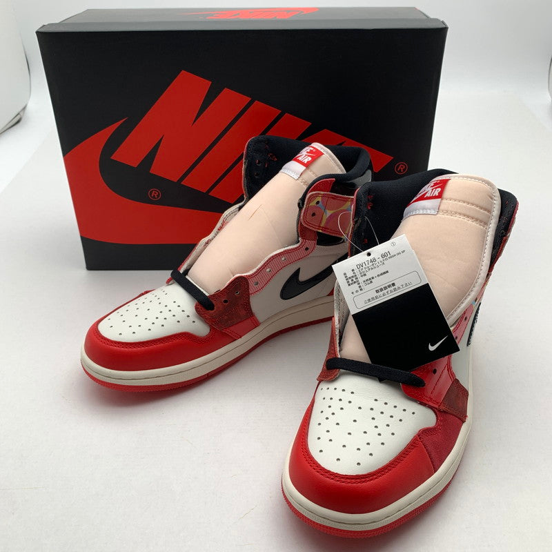 【中古美品】【メンズ】 NIKE ナイキ DV1748-601 SPIDER-MAN×AIR JORDAN 1 HIGH OG SP エアジョーダン 1 ハイ スパーダ―マン スニーカー 靴 160-260618-mh-29-fuzh サイズ：27.5cm カラー：ホワイト レッド 万代Net店