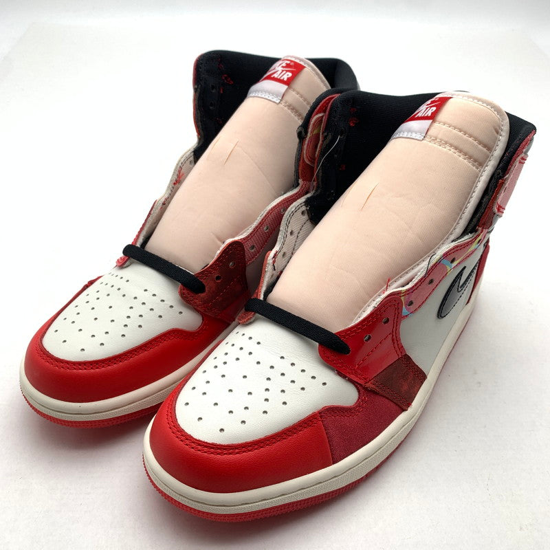 【中古美品】【メンズ】 NIKE ナイキ DV1748-601 SPIDER-MAN×AIR JORDAN 1 HIGH OG SP エアジョーダン 1 ハイ スパーダ―マン スニーカー 靴 160-260618-mh-29-fuzh サイズ：27.5cm カラー：ホワイト レッド 万代Net店