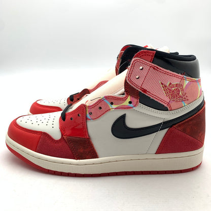 【中古美品】【メンズ】 NIKE ナイキ DV1748-601 SPIDER-MAN×AIR JORDAN 1 HIGH OG SP エアジョーダン 1 ハイ スパーダ―マン スニーカー 靴 160-260618-mh-29-fuzh サイズ：27.5cm カラー：ホワイト レッド 万代Net店