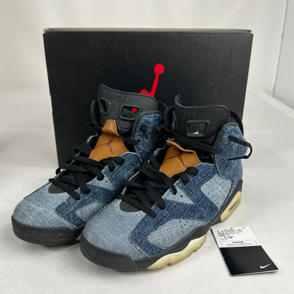 【中古品】【メンズ】 NIKE ナイキ CT5350-401 AIR JORDAN 6 "WASHED DENIMエアジョーダン シックス ウォッシュドデニム 靴 160-260619-mh-12-fuzh サイズ：27.5cm カラー：デニム 万代Net店