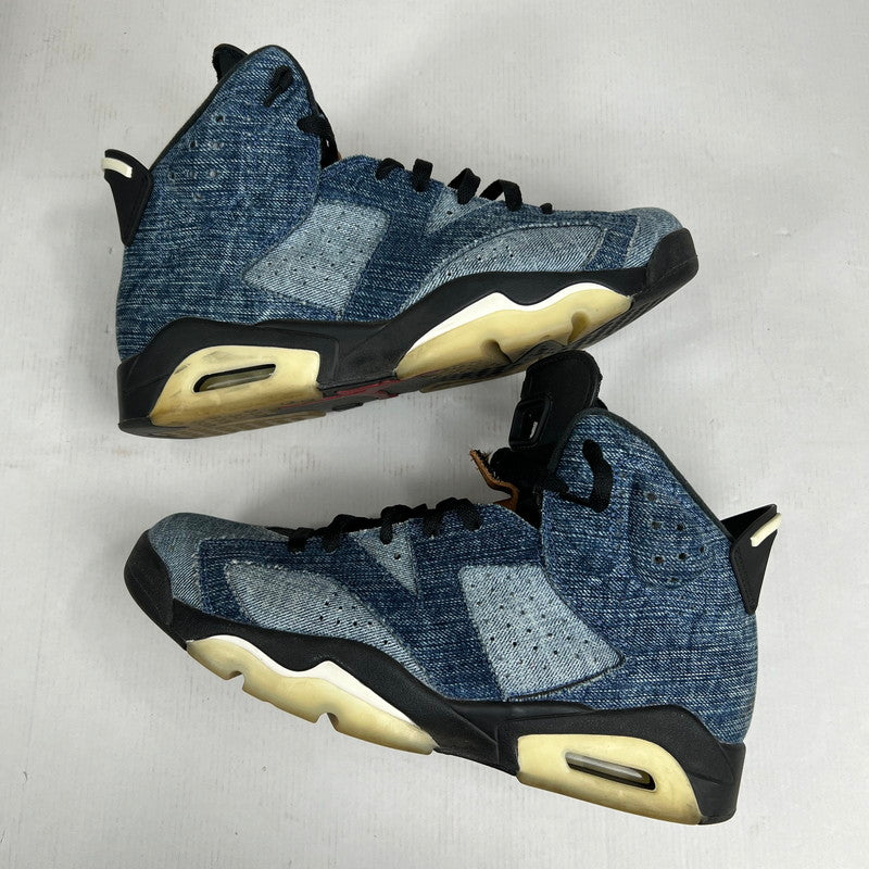 【中古品】【メンズ】 NIKE ナイキ CT5350-401 AIR JORDAN 6 "WASHED DENIMエアジョーダン シックス ウォッシュドデニム 靴 160-260619-mh-12-fuzh サイズ：27.5cm カラー：デニム 万代Net店