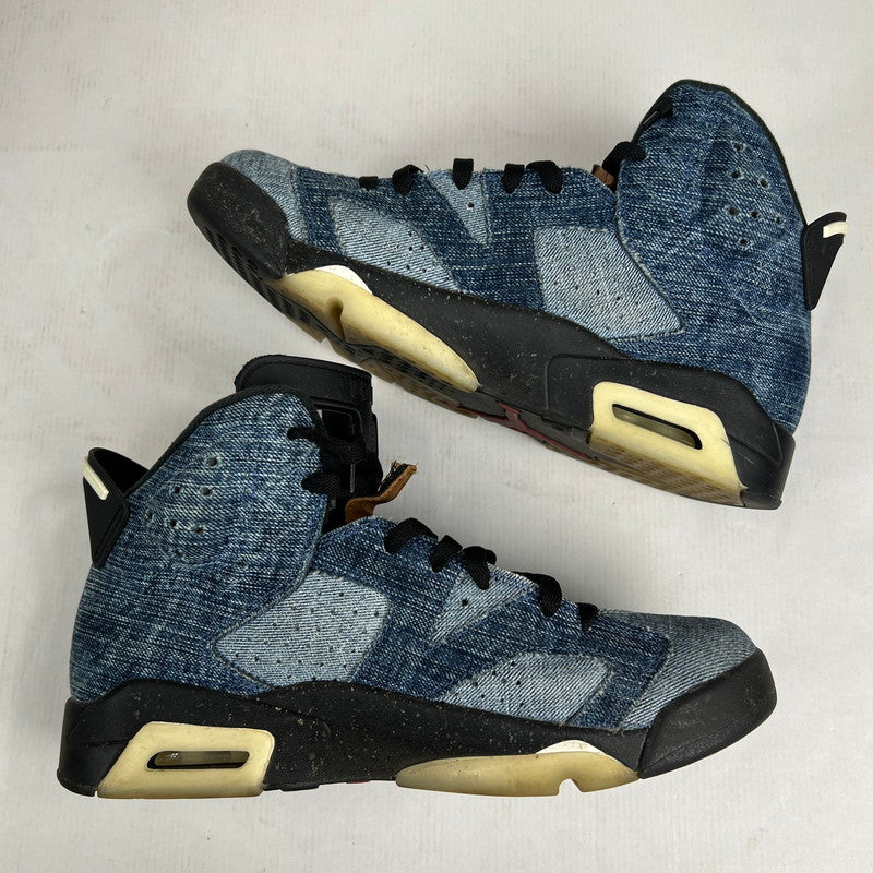【中古品】【メンズ】 NIKE ナイキ CT5350-401 AIR JORDAN 6 "WASHED DENIMエアジョーダン シックス ウォッシュドデニム 靴 160-260619-mh-12-fuzh サイズ：27.5cm カラー：デニム 万代Net店