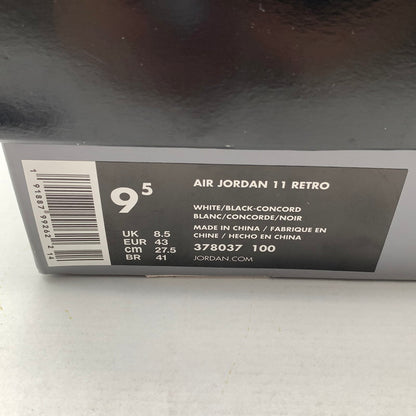 【中古品】【メンズ】 NIKE ナイキ 378037-100 AIR JORDAN 11 RETRO CONCORD エアジョーダン 11 レトロ スニーカー 靴 160-260618-mh-27-fuzh サイズ：27.5cm カラー：ホワイト 万代Net店