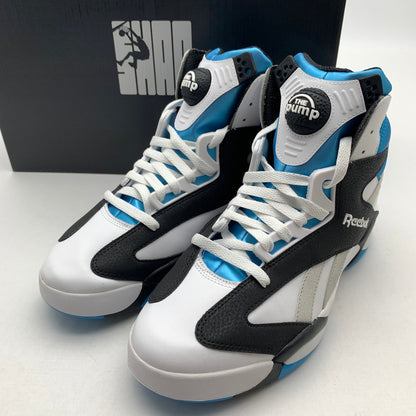 【中古美品】【メンズ】 REEBOK リーボック GX3881 SHAQ ATTAQ FOOTWARE WHITE CORE BLACK AZULE 22FW-S シャックアタック スニーカー 靴 162-260618-mh-30-fuzh サイズ：27.5cm カラー：ホワイト ブルー 万代Net店
