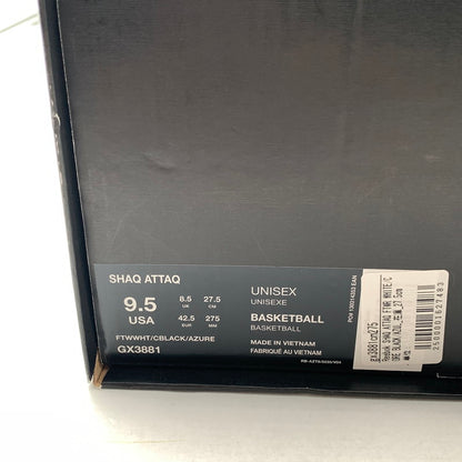 【中古美品】【メンズ】 REEBOK リーボック GX3881 SHAQ ATTAQ FOOTWARE WHITE CORE BLACK AZULE 22FW-S シャックアタック スニーカー 靴 162-260618-mh-30-fuzh サイズ：27.5cm カラー：ホワイト ブルー 万代Net店