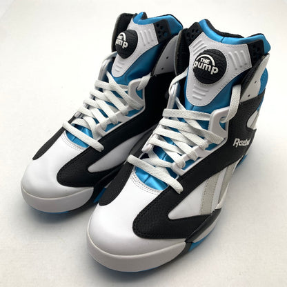 【中古美品】【メンズ】 REEBOK リーボック GX3881 SHAQ ATTAQ FOOTWARE WHITE CORE BLACK AZULE 22FW-S シャックアタック スニーカー 靴 162-260618-mh-30-fuzh サイズ：27.5cm カラー：ホワイト ブルー 万代Net店