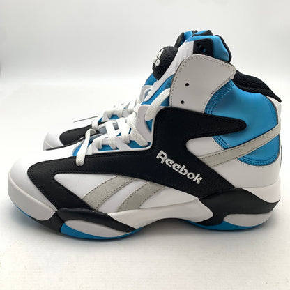 【中古美品】【メンズ】 REEBOK リーボック GX3881 SHAQ ATTAQ FOOTWARE WHITE CORE BLACK AZULE 22FW-S シャックアタック スニーカー 靴 162-260618-mh-30-fuzh サイズ：27.5cm カラー：ホワイト ブルー 万代Net店
