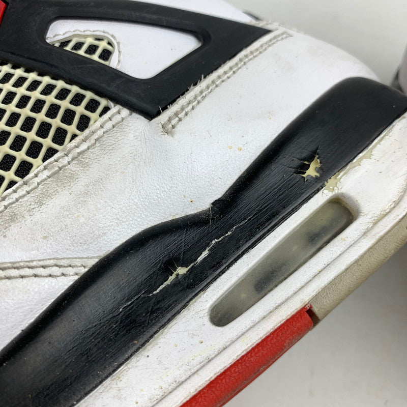 【中古品】【メンズ】 NIKE ナイキ DC7770-160 AIR JORDAN 4 RETRO エアジョーダン4 レトロ FIRE RED WHITE.RED SIZE:27.5cm スニーカー 靴 160-260618-ky-05-fuzh 万代Net店