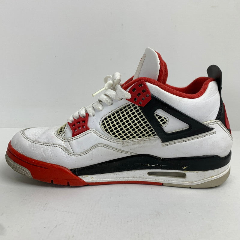 【中古品】【メンズ】 NIKE ナイキ DC7770-160 AIR JORDAN 4 RETRO エアジョーダン4 レトロ FIRE RED WHITE.RED SIZE:27.5cm スニーカー 靴 160-260618-ky-05-fuzh 万代Net店