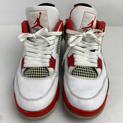 【中古品】【メンズ】 NIKE ナイキ DC7770-160 AIR JORDAN 4 RETRO エアジョーダン4 レトロ FIRE RED WHITE.RED SIZE:27.5cm スニーカー 靴 160-260618-ky-05-fuzh 万代Net店