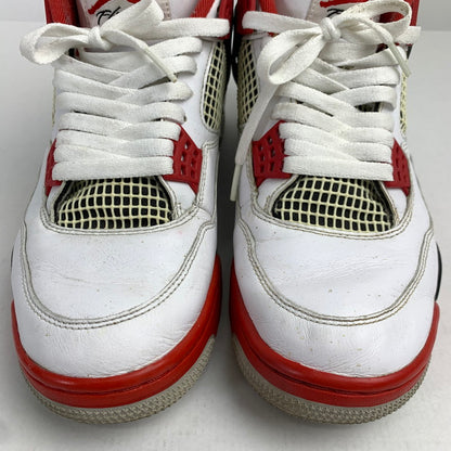 【中古品】【メンズ】 NIKE ナイキ DC7770-160 AIR JORDAN 4 RETRO エアジョーダン4 レトロ FIRE RED WHITE.RED SIZE:27.5cm スニーカー 靴 160-260618-ky-05-fuzh 万代Net店