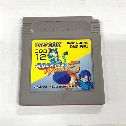 【中古美品】 Nintendo GAME BOY GB ニンテンドー ゲームボーイ ソフト ロックマンワールド5 023-260618-mh-41-fuz 万代Net店