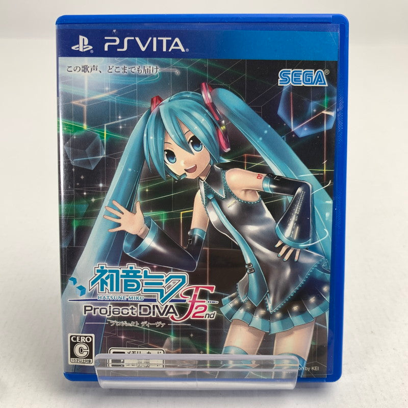 【中古品】 PSVita 初音ミク－プロジェクト ディーヴァ－f 2nd レトロゲーム 動作確認済 ※表紙水濡れ [CERO区分_C/ 15歳以上対象] 030-260718-io-56-fuzh 万代Net店