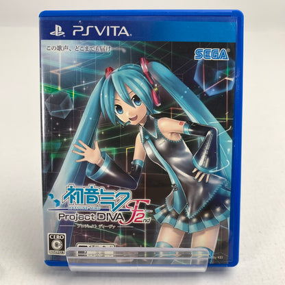 【中古品】 PSVita 初音ミク－プロジェクト ディーヴァ－f 2nd レトロゲーム 動作確認済 ※表紙水濡れ [CERO区分_C/ 15歳以上対象] 030-260718-io-56-fuzh 万代Net店