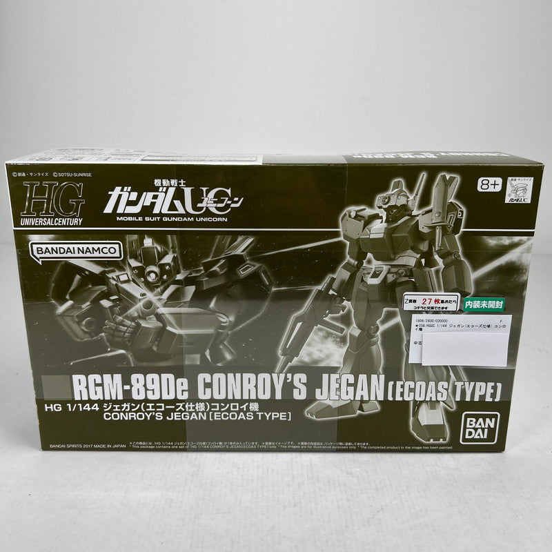 【中古品】 内装未開封 HGUC 1/144 ジェガン(エコーズ仕様) コンロイ機 ガンプラ プラモ プラモデル ※箱傷みあり 058-260814-io-51-fuzh 万代Net店