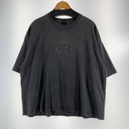 【中古品】【メンズ】 HUF ハフ CLASSIC ARCH WIDE CREW 半袖 Tシャツ トップス 古着 142-260622-mh-06-fuzh サイズ：XL カラー：インクブラック 万代Net店
