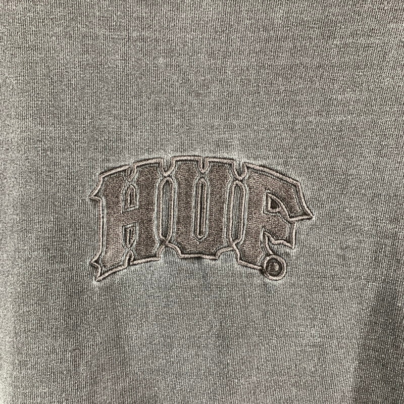 【中古品】【メンズ】 HUF ハフ CLASSIC ARCH WIDE CREW 半袖 Tシャツ トップス 古着 142-260622-mh-06-fuzh サイズ：XL カラー：インクブラック 万代Net店