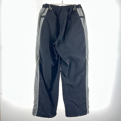 【中古品】【メンズ】 HUF ハフ ANTHEM TRACK PANT ナイロン トラックパンツ 153-260705-nm-08-fuzh サイズ：L カラー：ブラック/グレー 万代Net店