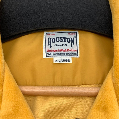 【中古品】【メンズ】 HOUSTON BOWLING SS SHIRT ヒューストン 別珍 ボーリング半袖シャツ トップス ブランド 古着 145-260627-gm-12-fuz サイズ：XL カラー：イエロー 万代Net店