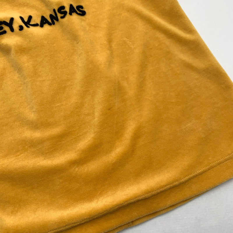 【中古品】【メンズ】 HOUSTON BOWLING SS SHIRT ヒューストン 別珍 ボーリング半袖シャツ トップス ブランド 古着 145-260627-gm-12-fuz サイズ：XL カラー：イエロー 万代Net店