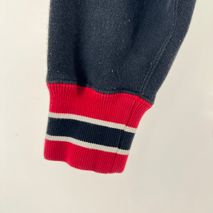 【中古品】【メンズ】 CHAMPION チャンピオン SWEAT PARKA BLACK スウェットパーカー スウェット トレーナー 青タグ SIZE:M ※毛玉・使用感有 148-260919-io-11-fuzh カラー：ブラック 万代Net店