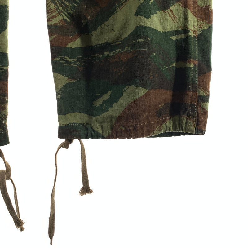 【中古品】【メンズ】 フランス軍 リザードカモパラトルーパーパンツ カモ柄 古着 156-260803-ny-09-fuzh サイズ：21 カラー：カーキ 万代Net店