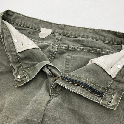 【中古品】【メンズ】 CARHARTT カーハート DENIM PANTS デニム パンツ ボトムス 古着 156-260622-mh-10-fuzh サイズ：不明 カラー：カーキ 万代Net店