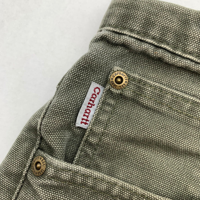 【中古品】【メンズ】 CARHARTT カーハート DENIM PANTS デニム パンツ ボトムス 古着 156-260622-mh-10-fuzh サイズ：不明 カラー：カーキ 万代Net店