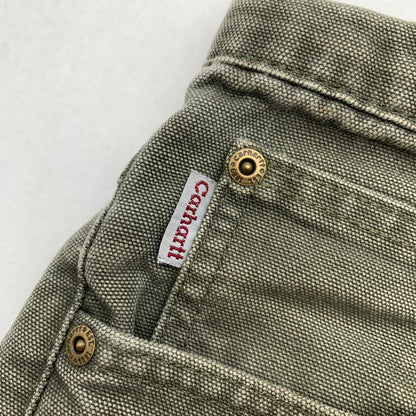 【中古品】【メンズ】 CARHARTT カーハート DENIM PANTS デニム パンツ ボトムス 古着 156-260622-mh-10-fuzh サイズ：不明 カラー：カーキ 万代Net店