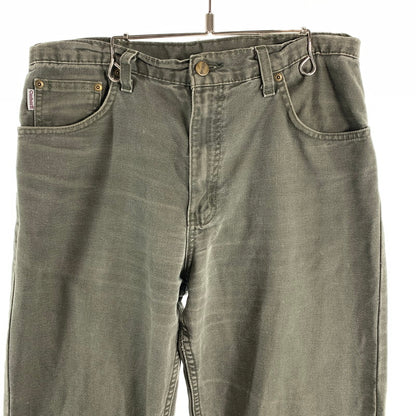 【中古品】【メンズ】 CARHARTT カーハート DENIM PANTS デニム パンツ ボトムス 古着 156-260622-mh-10-fuzh サイズ：不明 カラー：カーキ 万代Net店
