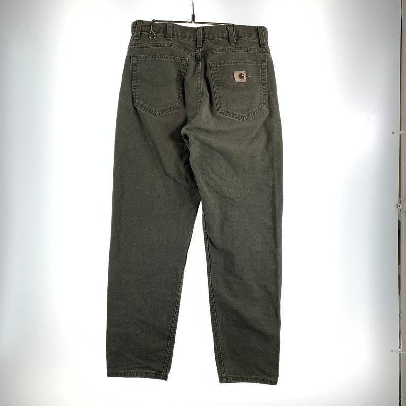 【中古品】【メンズ】 CARHARTT カーハート DENIM PANTS デニム パンツ ボトムス 古着 156-260622-mh-10-fuzh サイズ：不明 カラー：カーキ 万代Net店