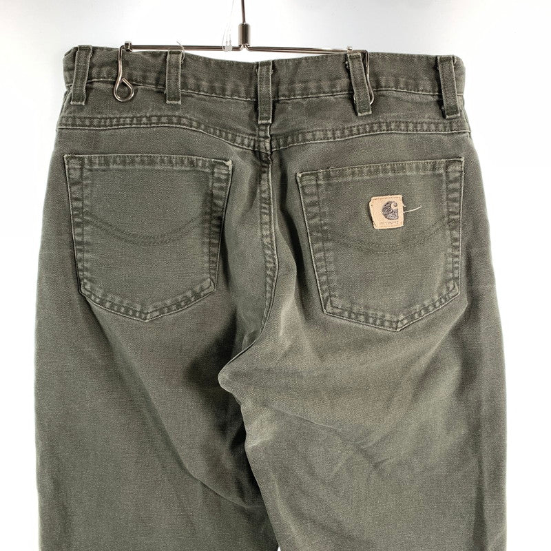 【中古品】【メンズ】 CARHARTT カーハート DENIM PANTS デニム パンツ ボトムス 古着 156-260622-mh-10-fuzh サイズ：不明 カラー：カーキ 万代Net店