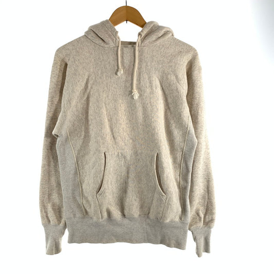 【中古品】【メンズ】 CHAMPION チャンピオン TRUE TO ARCHIVES PULLOVER HOODIE 復刻 リバースウィーブ プルオーバー アフターフーデッド パーカー トップス 古着 145-260622-mh-02-fuzh サイズ：S カラー：杢グレー 万代Net店
