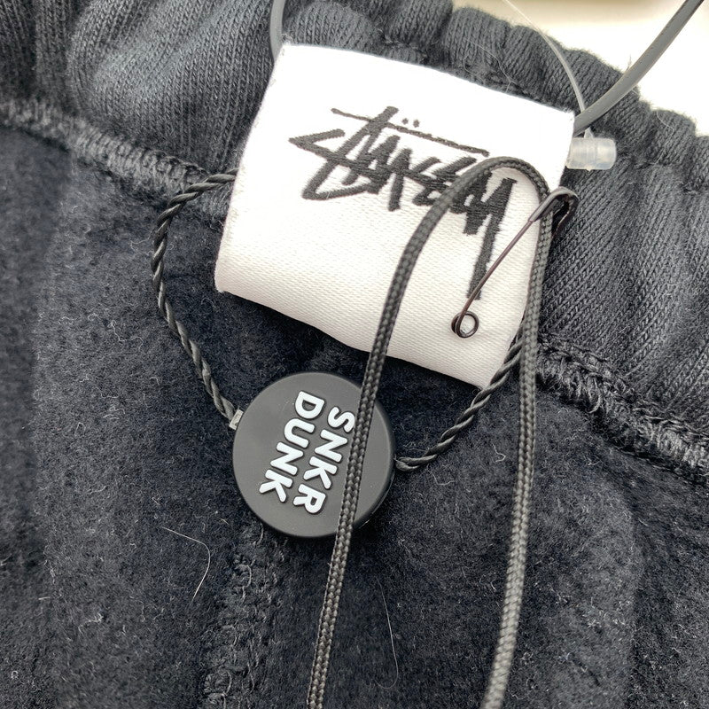 【中古品】【メンズ】 STUSSY × NIKE ステューシー ナイキ FN5235-010 STONE WASHED FLEECE PANT スウェット パンツ ボトムス 古着 153-260622-mh-09-fuzh サイズ：L カラー：ブラック 万代Net店