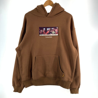 【中古品】【メンズ】 #FR2 エフアールツー EMBROIDERY THE LAST SUPPER HOODIE 最後の晩餐 刺繍 パーカー トップス 古着 142-260622-mh-03-fuzh サイズ：XL カラー：ブラウン 万代Net店