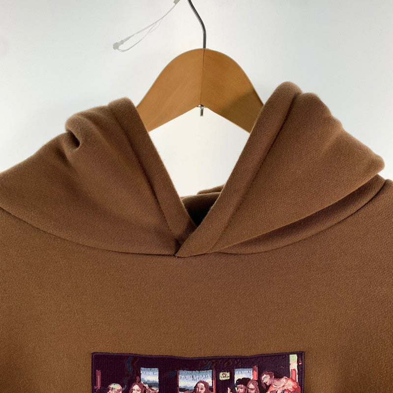 【中古品】【メンズ】 #FR2 エフアールツー EMBROIDERY THE LAST SUPPER HOODIE 最後の晩餐 刺繍 パーカー トップス 古着 142-260622-mh-03-fuzh サイズ：XL カラー：ブラウン 万代Net店