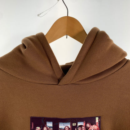 【中古品】【メンズ】 #FR2 エフアールツー EMBROIDERY THE LAST SUPPER HOODIE 最後の晩餐 刺繍 パーカー トップス 古着 142-260622-mh-03-fuzh サイズ：XL カラー：ブラウン 万代Net店