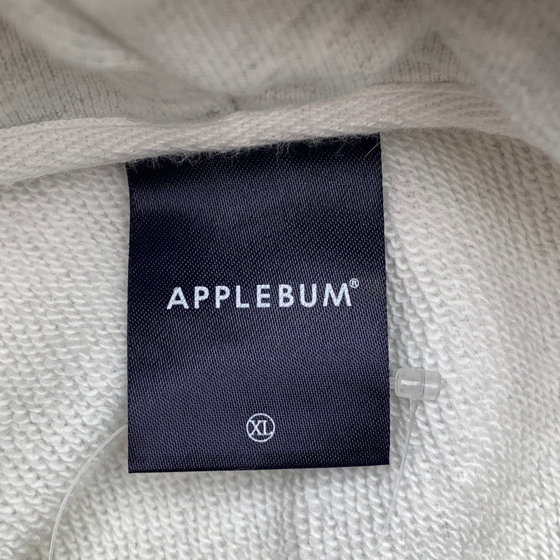 【中古品】【メンズ】 APPLEBUM アップルバム PARKA プルオーバー フロントロゴ パーカー トップス 古着 142-260622-mh-04-fuzh サイズ：XL カラー：グレー 万代Net店