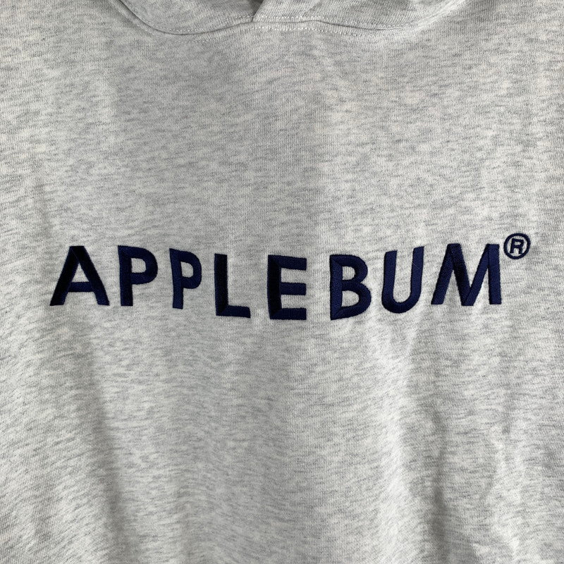 【中古品】【メンズ】 APPLEBUM アップルバム PARKA プルオーバー フロントロゴ パーカー トップス 古着 142-260622-mh-04-fuzh サイズ：XL カラー：グレー 万代Net店