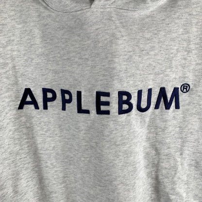【中古品】【メンズ】 APPLEBUM アップルバム PARKA プルオーバー フロントロゴ パーカー トップス 古着 142-260622-mh-04-fuzh サイズ：XL カラー：グレー 万代Net店