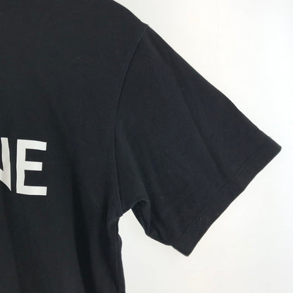 【中古品】【レディース】 CELINE セリーヌ 2X764671Q 38AW プリントルーズTシャツ カラーBLACK SIZE:XXS 170-260623-ky-06-fuzh 万代Net店